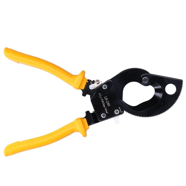 LHCER Led Strip Connector Connector Cable Cutter High Carbon Steel Ratchet Scissors Gear PC Plastic Handle Cutting Tool LK-240