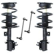 Detroit Axle - Front Struts Sway Bars for 2009-2014 Nissan Maxima Complete 2 Struts w/Coil Spring 2 Sway Bar Links 2010 2011 2012 2013 Replacement Quick Install Ready Struts Assembly