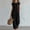 Black women's 2 piece sets a1, variant on Cagogo Women's 2 Piece Casual Sets Round Neck Short Sleeve Tshirt Wide Leg Pants Loose Summer Vacation Outfits Solid Boho Lounge Tracksuits Travel Airport Clothes, Black XL
