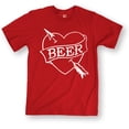 thumbnail image 2 of Instant Message - Beer Is My Valentine Short Sleeve Graphic T-Shirt, 2 of 6