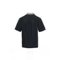 thumbnail image 3 of Via Europa Men's Color Block Short Sleeve Camp Shirt (Small, Black Basic), 3 of 4