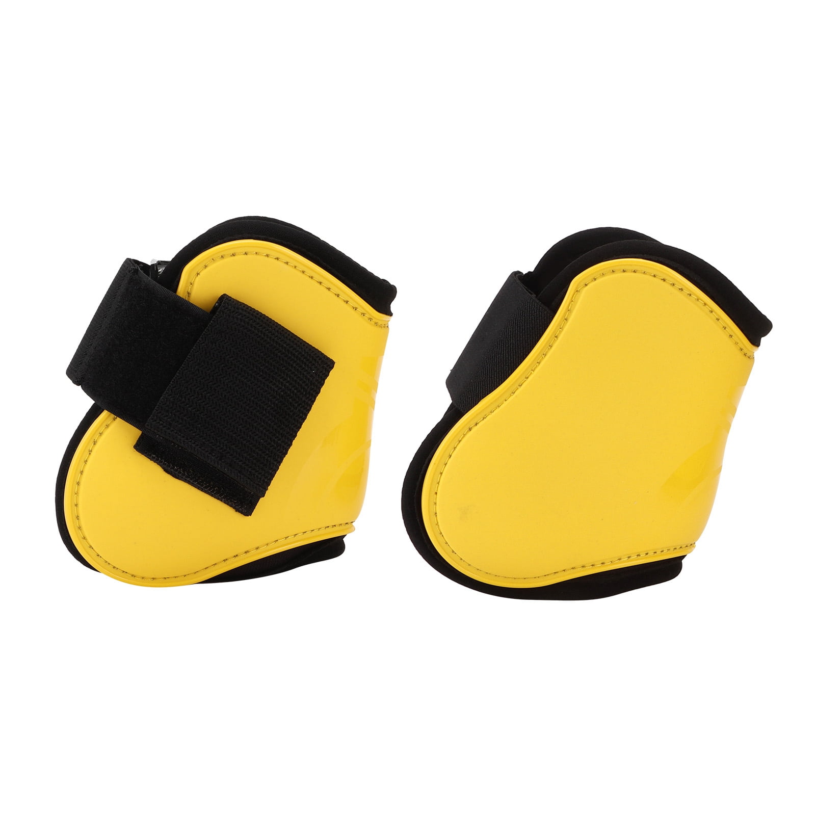 Horse Back or Fetlock Boots AUSTRALIAN MADE Yellow & Black Pick your size 