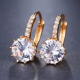 thumbnail image 3 of Örhängen - Glittrande ringar diamant Silver / Guld Gift, 3 of 5