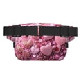 thumbnail image 3 of Balery Pink Glitter Heart Candy Mochila Cinturón para Mujeres y Hombres, Bolsa de Cintura Impermeable de Doble Capa con Correa, 3 of 9