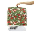 thumbnail image 4 of ZIATUBLES Mixer Cover Multi-Functional Kitchen Appliance Dustproof Accessories with Top Handle and Front Pockets Compatible with 4.5-5 Quart Stand Mixer, Strawberry Flower Leaf, 4 of 7