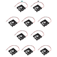 thumbnail image 2 of 10X Desktop PC Case DC 12V 0.16A 60mm 2 Pin Cooler Cooling Fan,10 x Computer Case Cooling Fan,black, 2 of 8