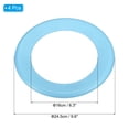 thumbnail image 2 of Uxcell Flying Rings, 4Pcs PP Plastic Flying Discs for Sports Outdoor Playing Game Beach Pool Activities, Dark Blue, 2 of 5