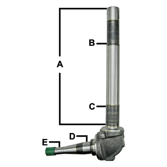 E0NN3105AA NEW Spindle R/H for Ford Tractors 2310, 2610, 2910, 3610, 3910, 4610 