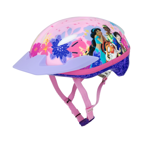Disney Princess Kids Bike Helmet with Adjustable Fit for Ages 5