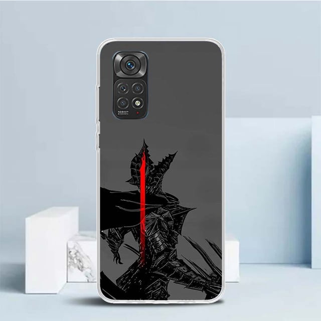 Funda suave de Anime Berserk Guts para Xiaomi Redmi Note 12, 11S, 11T, 11E, 10S, 10 Pro, funda de teléfono con estampado 11, 9S, 9T, 8, 8T, 7, 6, 5 Plus Fivean unisex
