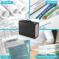 thumbnail image 4 of 24 Pockets Expanding File Folder Accordian File Organizer,Plastic Paper Document Receipt Organizer, 4 of 5