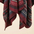 thumbnail image 5 of Wraps Liquidation, zanvin Châle Chaud Foulard style Ethnique à Double Usage Châle Assorti, 5 of 5