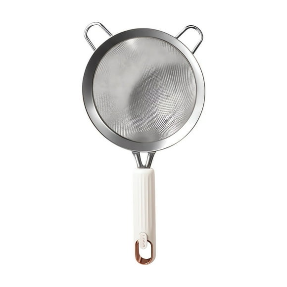 Sieve Fine Mesh Stainless Steel,Stainless Steel Mesh Kitchen Tools Manual Flour Sieve Household Sieve Stainless Steel Filter Sieve Baking Handheld Filter Flour for Baking