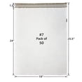 thumbnail image 2 of StarBoxes 50 Poly Mailers Bags 19x24" - #7 Pouches Envelopes White Self-Sealing, 2 of 9