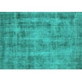 thumbnail image 1 of Ahgly Company Indoor Rectangle Oriental Turquoise Blue Industrial Area Rugs, 7' x 10', 1 of 4