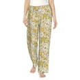 thumbnail image 2 of Goofa Cute Sunflower Printed Soft Pajama Pants for Women, Wide Leg Comfy Casual Lounge Yoga Pants-Large, 2 of 9