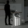 thumbnail image 5 of SensorCan 49 Liter Stainless Steel Automatic Sensor Trash Can, 5 of 7