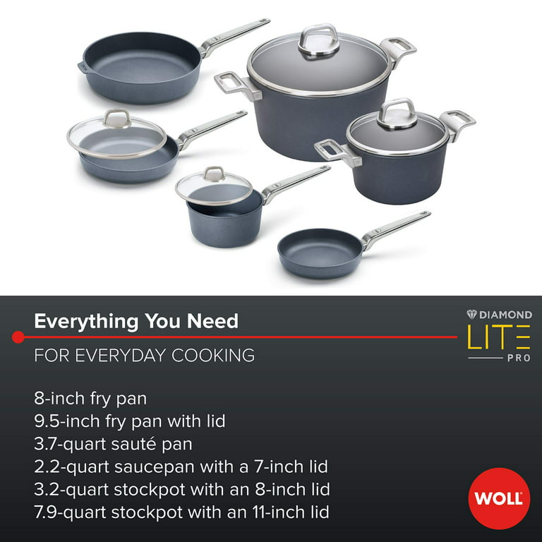 Woll Diamond Lite Pro 10 Piece Cookware Set 