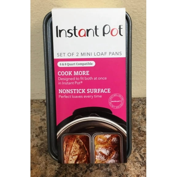 Instant Pot 5252185 Set Of 2 Non-Stick Mini Loaf Pans