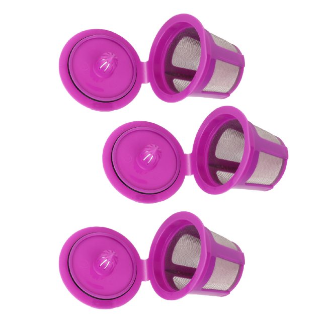 Filtre à Café, 3 Pcs Filtre à Café Réutilisable en Acier Inoxydable Filtre à Café Réutilisable Très Polyvalent