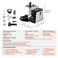 thumbnail image 3 of KFFKFF Electric Tomato Press, 500W Sauce Crafting Device, Processes 4.9 LBS/Min, Copper Motor Food Processor with Reverse, Ideal for Tomato, Strawberry, and Blueberry Sauces, 3 of 9