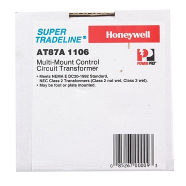 Honeywell AT175F1031 75VA Plate/Panel Mount Transformer - Walmart.com