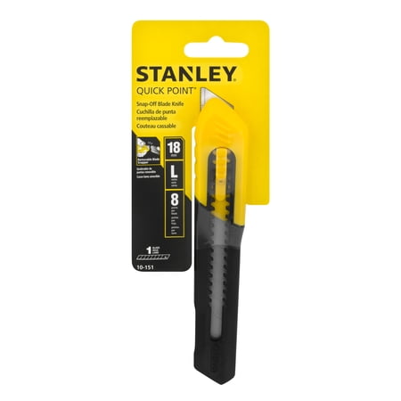 UPC: 0076174101515 | Stanley Quick Point Snap – Off Blade Knife  10-151