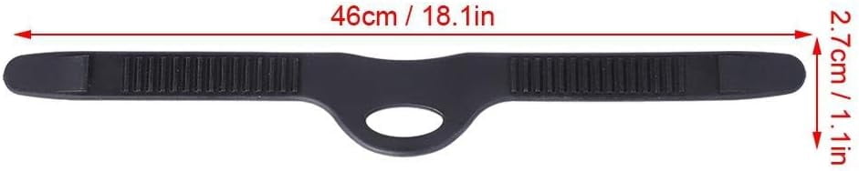ABPETE Adjustable Rubber Fin Straps,Quick-Release Dive & Swim Flipper Accessories with Secure Fit for Snorkeling, Freediving & Pool Training​