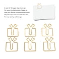 thumbnail image 4 of 100 Uds. Clips De Papel Bonitos Y Divertidos, Pinzas Decorativas Para Organizar Documentos, Pequeñas Abrazaderas De Papel Para Diario Para Oficina, Escuela Y Hogar, 4 of 7