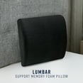 thumbnail image 3 of Bodipedic Essentials Lumbar Back Support Memory Foam Accessory Pillow, 3 of 4