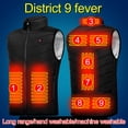 thumbnail image 1 of Chaleco Chaquetas térmicas eléctricas unisex a prueba de viento para deportes de invierno senderismo (negro 5XL) Cgtredaw Negro T 26 para Unisex, 1 of 8