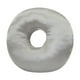thumbnail image 1 of Almohada de perforación de oreja o soporte en forma de cuello para la oficina en casa cubierta extraíble mezcla ergonómica de algodón suave de 30 cm gris, 1 of 8