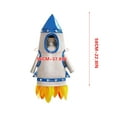 thumbnail image 4 of Klds Astronaut Costume Halloween Space Shuttle Flight Suit Polyester Soft Comfortable Science Party Outfit for Carnival Christmas Easter, 4 of 5