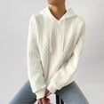 thumbnail image 5 of Women's Hoodies Long Sleeve Casual Solid Drawstring Hoodie Sweatshirts For Women Pullover, Jacquard Design Fall Winter Fashion with Soft Fabric for Cozy Wear,Beige,L, 5 of 8