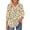 A Khaki, variant on Women's Fashion Tops 3/4 Length Sleeve Business Casual Blouses Summer Tees Shirts Navy L