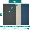 thumbnail image 6 of PetAmi Waterproof Couch Cover for Dogs, Waterproof Pet Blanket, Reversible Furniture Cover Sofa Protector for Pet Cat Bed, Washable Waterproof Blanket Dog Cover for Couch Seat, 52x82  Gray, 6 of 8
