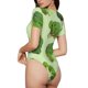 thumbnail image 2 of Balery Broccoli 3 Body de cuello redondo de manga corta para mujer Tops de manga corta Tops básicos-X-Large, 2 of 7