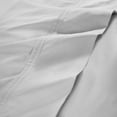thumbnail image 6 of Superior Gina Organic Cotton Percale Flat Bed Sheet, California King, Silver, 6 of 7