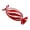 Red, variant on Giaone Multipurpose Large Glass Serving Tray Colorful Candy Shape Platter for Fruits Nut Cookie Snacks Christmas Decoration