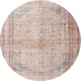 thumbnail image 1 of Ahgly Company Machine Washable Indoor Round Traditional Light Copper Gold Area Rugs, 4' Round, 1 of 7