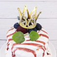 thumbnail image 5 of 2 Pieces Crown Cake Toppers Birthday Wedding Cake Mini Crown Ornament Festival Party(silver), 5 of 5