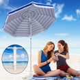 thumbnail image 1 of Ancre de Sable pour Parasol de Plage avec Vis à 3 Niveaux Réglable s'Adapte à Tous Support de Sécurité pour Vent Fort (Blanc), 1 of 7