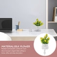 thumbnail image 3 of WHAMVOX  Arrangement Tabletop Display Plastic Flower Pots (float Orange), 3 of 8