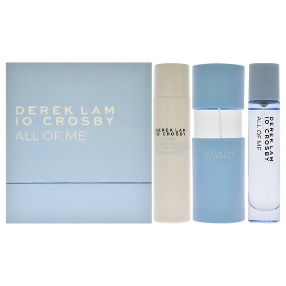 All of Me by Derek Lam pour Femmes - Coffret Cadeau 3 Pcs Vaporisateur EDP 3,4 Oz, Vaporisateur EDP 10 ml, Brume Parfumée 8 Oz