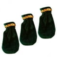 thumbnail image 1 of 3x3 Piezas Pleuche Piano Sustain Pedal Cubierta Pie Funda Protectora Pad Verde, 1 of 8