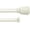Weathered White, variant on eTeckram 5/8" Double Curtain Rod with Vieve Finials,Pewter,28‘’-48‘’