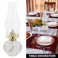 thumbnail image 4 of Lámpara de queroseno vintage con chimenea de cristal, farol de aceite retro para interior, lámpara de huracán decorativa para interior, farol de aceite para lámpara de huracán decorativa, 4 of 8