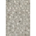 thumbnail image 2 of Addison Rugs Mayfield Washable Cowhide Double Octagons Gray Rectangle Rug, 9' x 12', 2 of 6