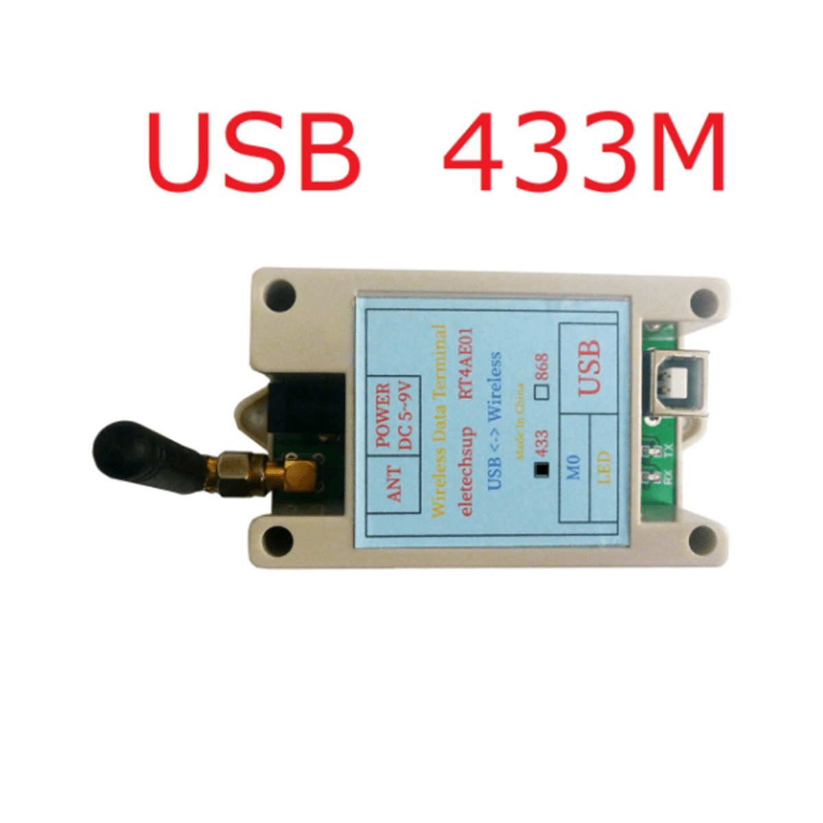 RS485 RS232 USB Wireless Transceiver 20DBM 433M Transmitter and