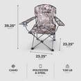 thumbnail image 2 of Four Seasons Courtyard Oversized Folding Outdoor Chair Set, 4 Pack, Camo, 2 of 7
